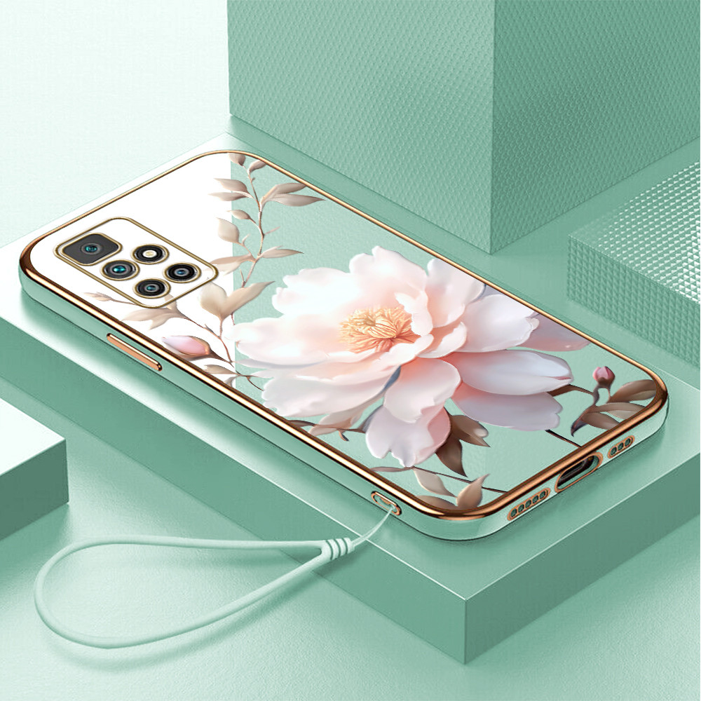 Casing Hp Untuk Xiaomi Redmi 10 4G Case A6 2901 DD POP Tali Gantungan Cassing