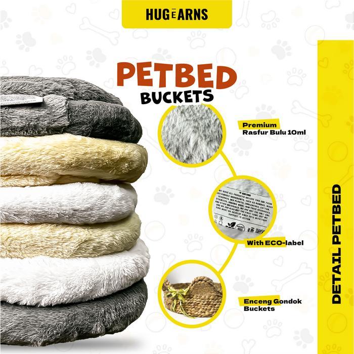 HUGeARNS - Tempat Tidur Kucing Tempat Tidur Anjing Kasur Kucing Empuk Pet Bed / Tempat Tidur Kucing