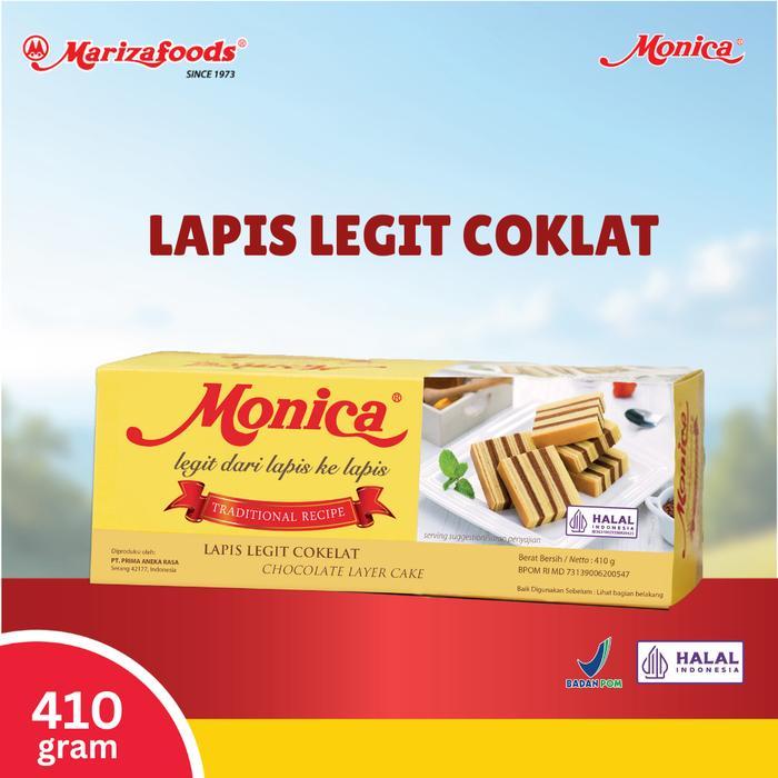 Promo Monica Kue Lapis Legit Chocolate 410G