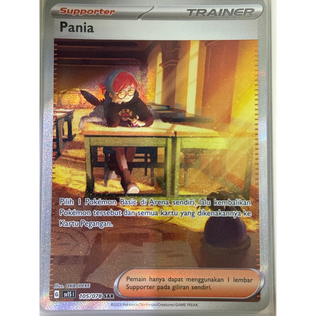 Pokemon Indonesia Pania 105/078 SAR sv1s Scarlet Ex