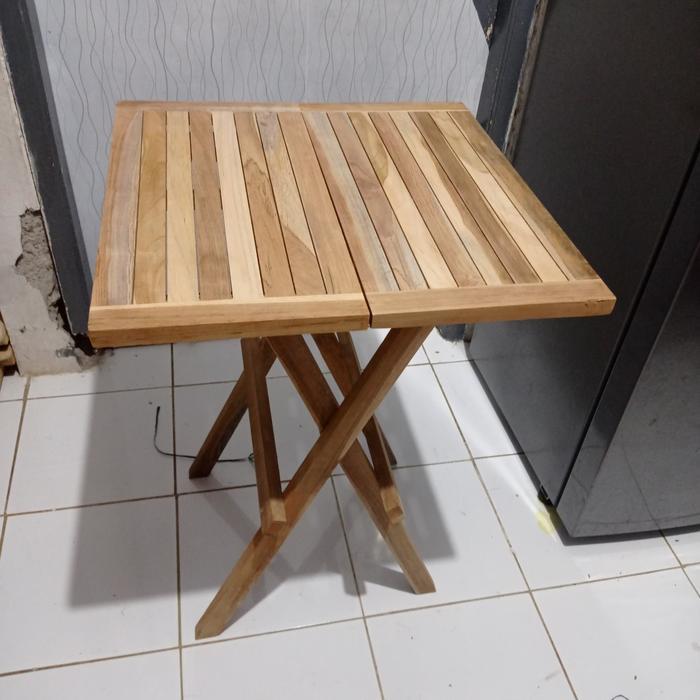 Meja Lipat Ukuran 50 X50 Tinggi 70 Diskon Sale