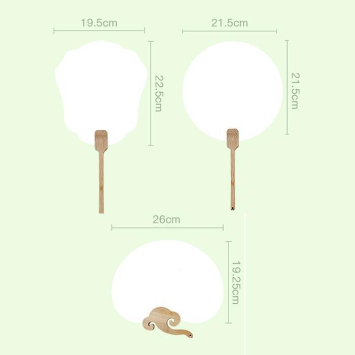 15cm Xuan Paper Fan /Kipas Tangan Cina/Kipas Tangan Bulat/Kipas Kain Bulat/Kipas Kain/Kipas