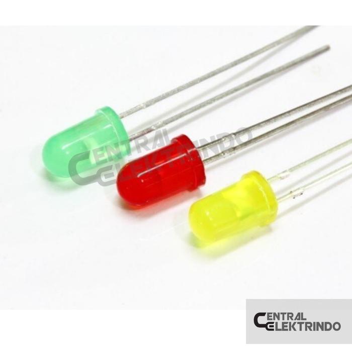 LAMPU LED - 3MM LED RGB LED 3MM DIODE PRAKTEK LED PILOT INDIKATOR PROMO TERMURAH