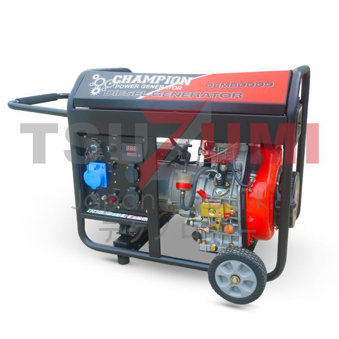 Genset Open Solar 5000 Watt Champion CEM 8000D