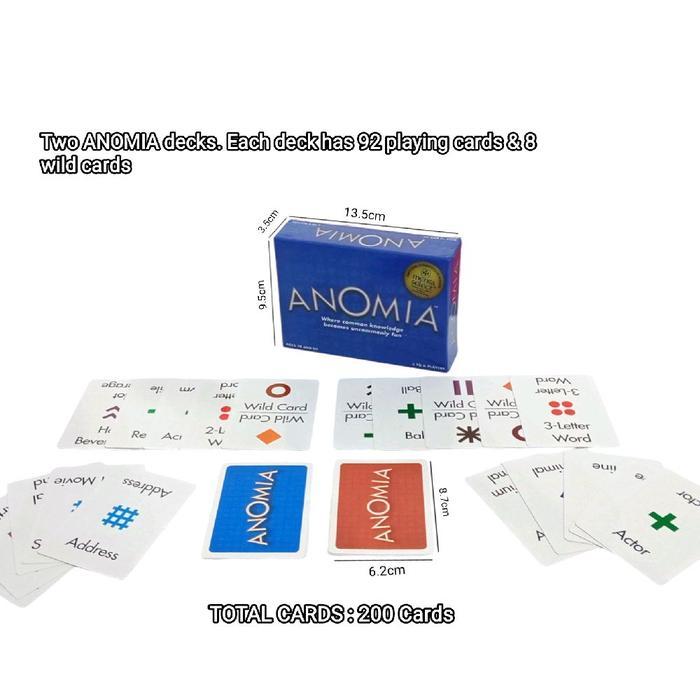 Anomia Matching Word Game- Board Game