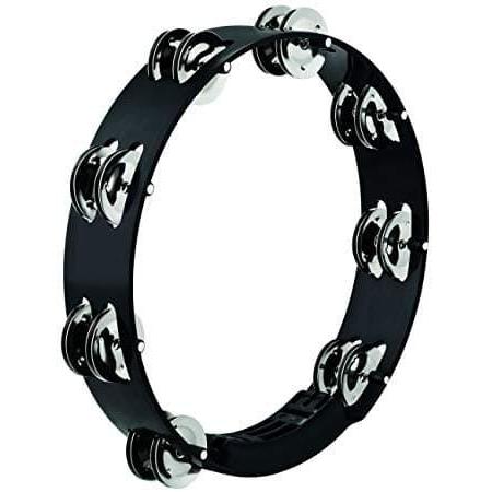 MEINL HTT10BK HTT10-BK HTT10 BK 10-INCH HEADLINER SERIES TOUR TAMBORINE BLACK BMJ