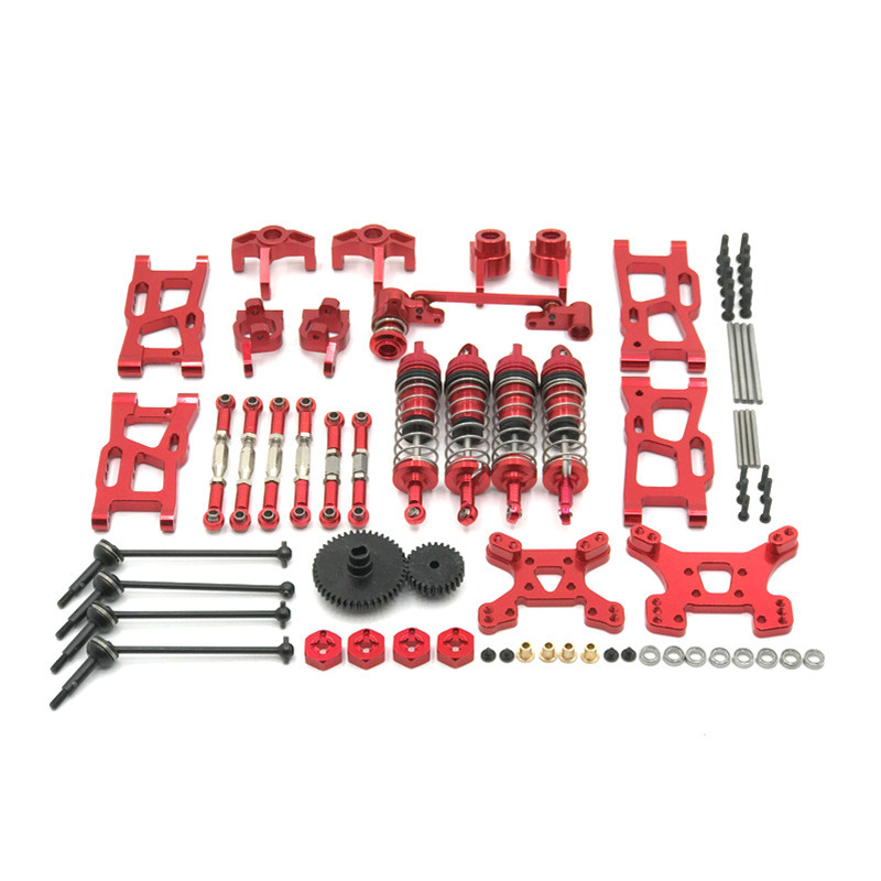 Wltoys 144001 144002 144010 124017 124019 Metal Upgrades Parts Modification Kits Swing Arm Shock