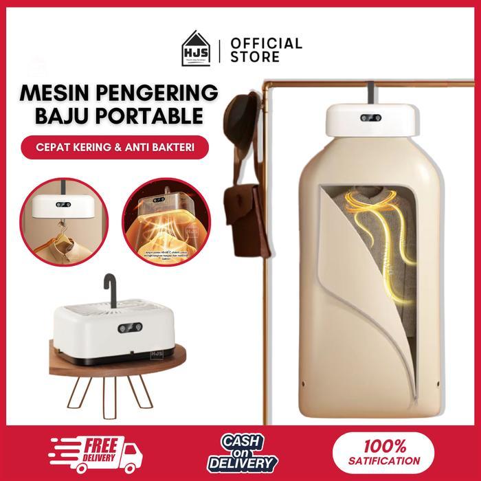 COD [HJS] Mesin Pengering Pakaian Portabel Pemanas Pengering Pakaian Lipat Listrik Anti Bakteri