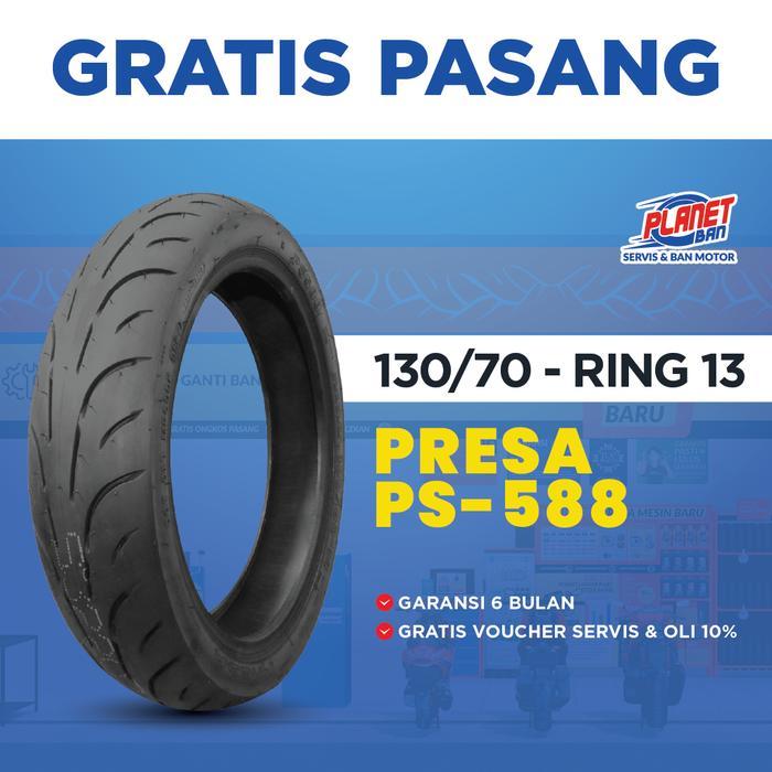 Ban Motor Ring 13 - 130/70 Presa PS-588 (Ban Motor BELAKANG NMAX, PCX 160, ADV 150, ADV 160)