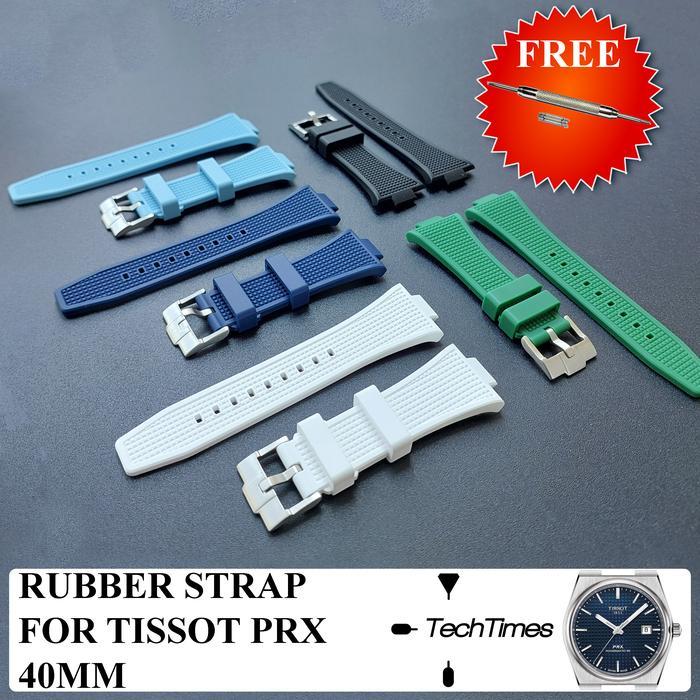 Rubber Strap Tissot PRX Tali Jam Tissot for Tissot PRX 40MM 35MM