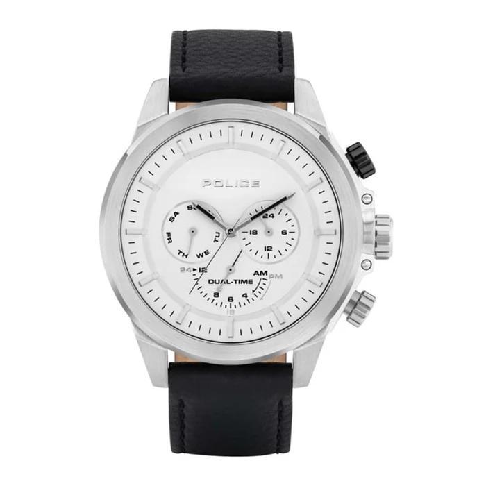 POLICE Jam Tangan Pria PL.15970JS/01 Men Watches Quartz Stainless