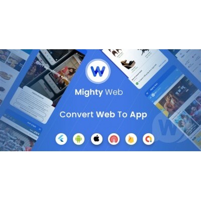 MightyWeb Flutter Webview - Source Code Aplikasi Mobile