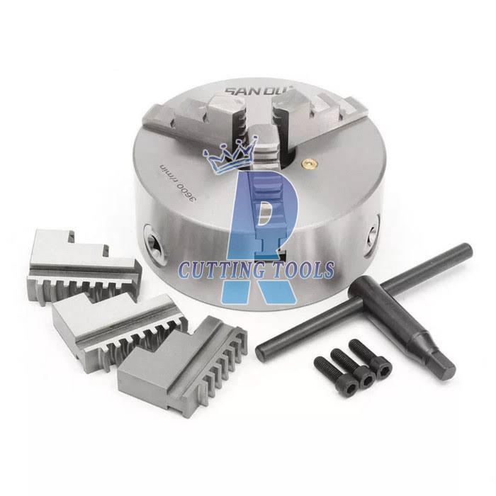 CUCI GUDANG CHUCK BUBUT K11 125 SANOU - CLAW BUBUT 5IN 3JAW SANOU- CHUCK BUBUT 5IN