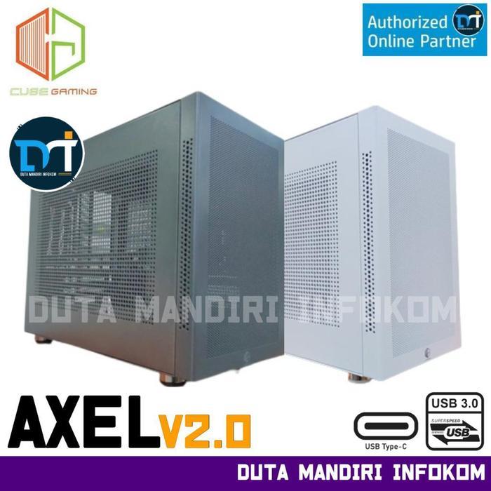 Cube Gaming AXEL V2.0 - Side Mesh Version Mini-ITX Gaming Case