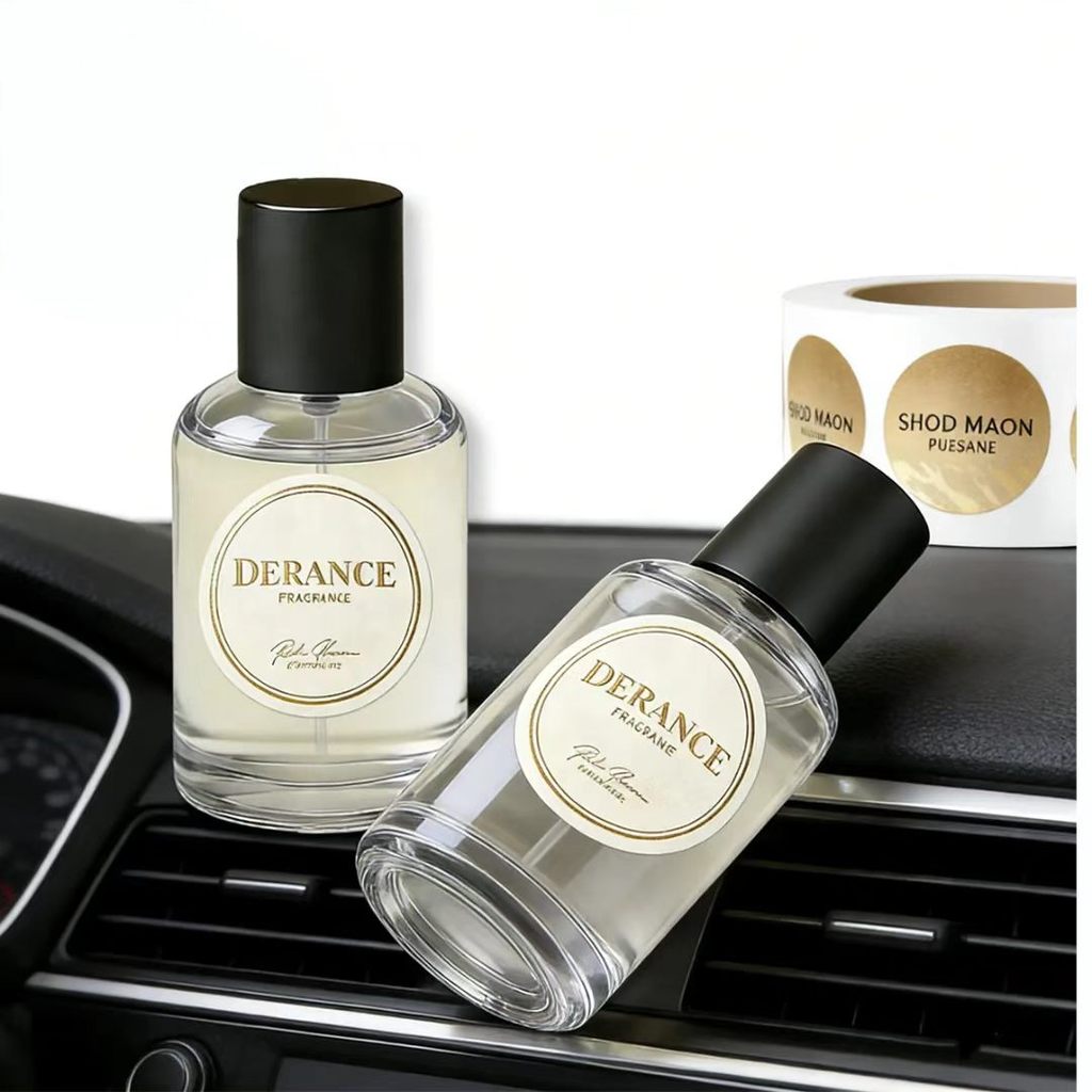 Custom Perfume Bottle Sticker Roll Label Stickers Packaging Personalized Fragrance Bottle Decals