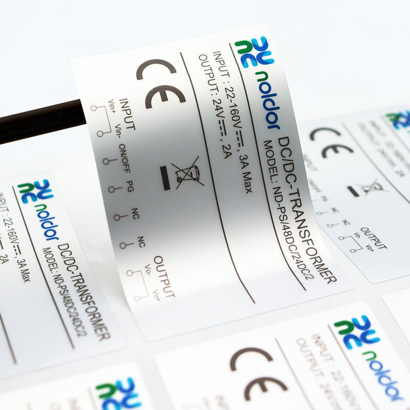 Waterproof Adhesive Label Silver Sticker Private Supplement Packaging Label Custom Roll Bottle