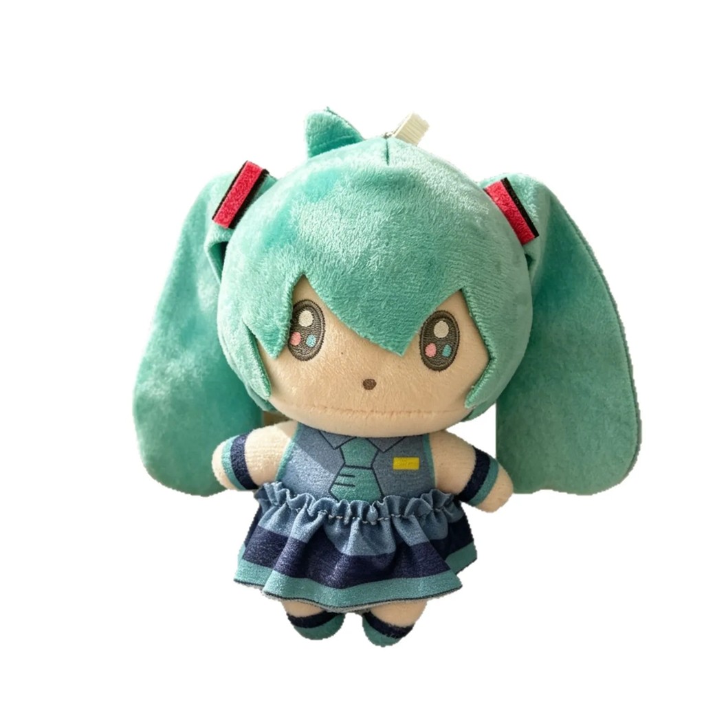 Q Version Vocaloid Character Plush Pendant Miku Kaito Rin Len Luka Mini Fluffy Keychain for Backpack
