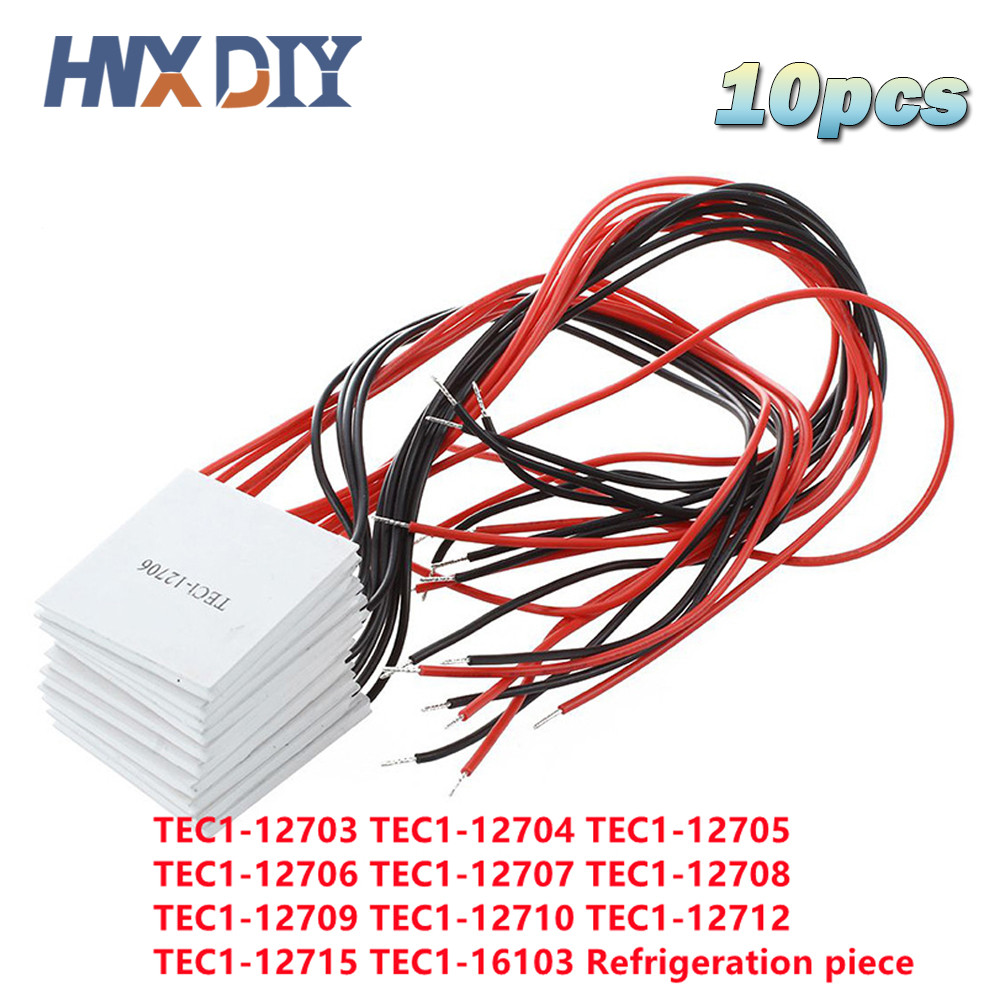 10pcs TEC1-12706 TEC1-12715 TEC1-12705 12704 12709 12712 Thermoelectric Cooler Peltier 12V New of