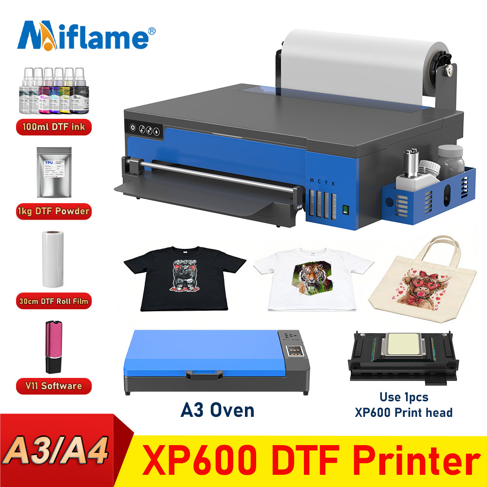 A3 A4 XP600 DTF Printer Directly to Film Transfer Printer For all Textile DTF Printer T shirt