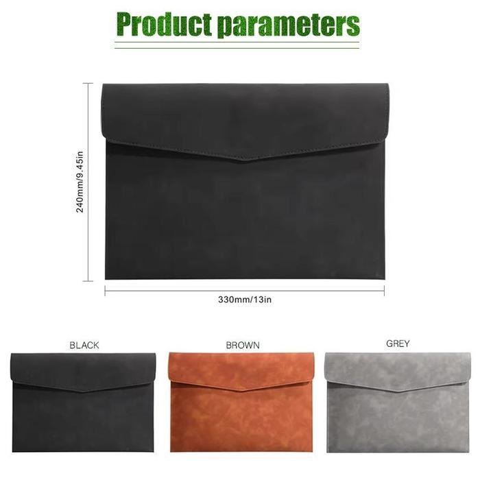 Map Folder Organizer Kulit Sintetis Premium / Tas Dokumen A4 Waterproof / Document Keeper Kantor