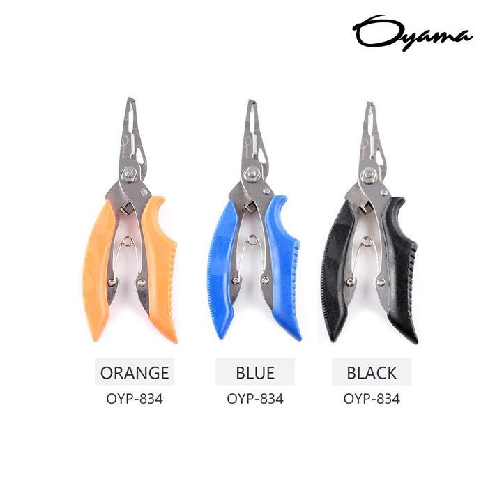 TERLARIS Oyama MULTI PLIER OYP-834A & OYP 834 Tang Pancing Gunting Senar PE Split RIng READY STOCK