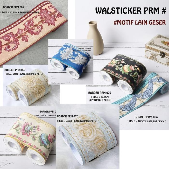 Wallpaper Border Stiker Premium Motif Mozaik Sticker Dinding Tembok Kaca Dapur Kitchen Dapur Keramik