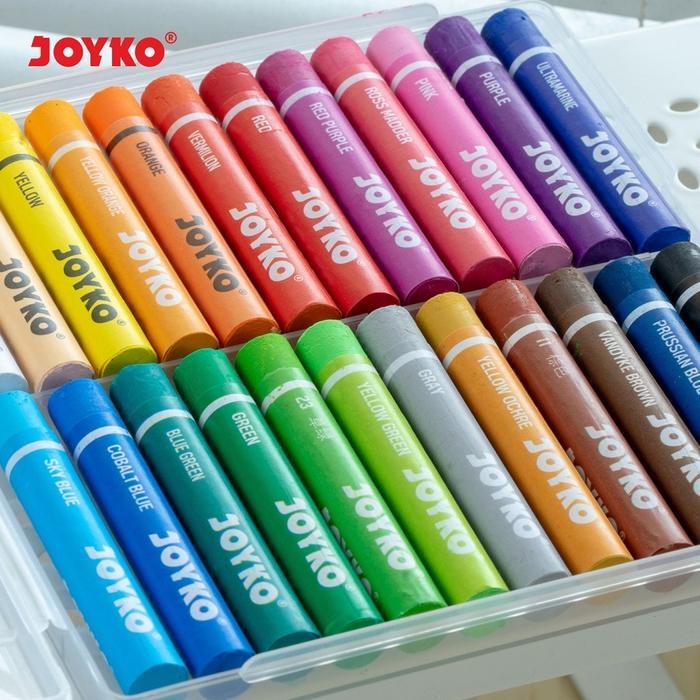 GROSIR Crayon JOYKO 12 Warna/Krayon Murah JOYKO 12Warna/Oil Pastels JOYKO Krayon Mewarnai