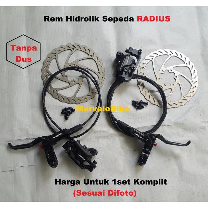 Rem Hidrolik Sepeda Merk RADIUS