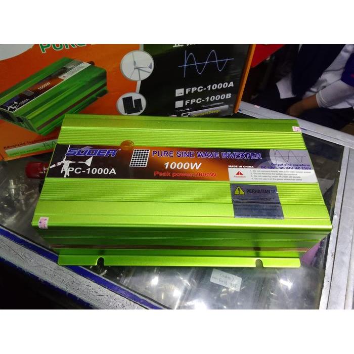 Inverter pure sine wave 1000 watt 12 V souer, sinus murni FPC1000A