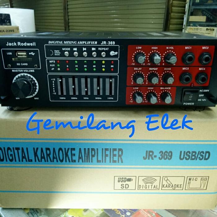 Amplifier Karaoke JACK RODWELL FC-A369 USB, BLUETOOTH
