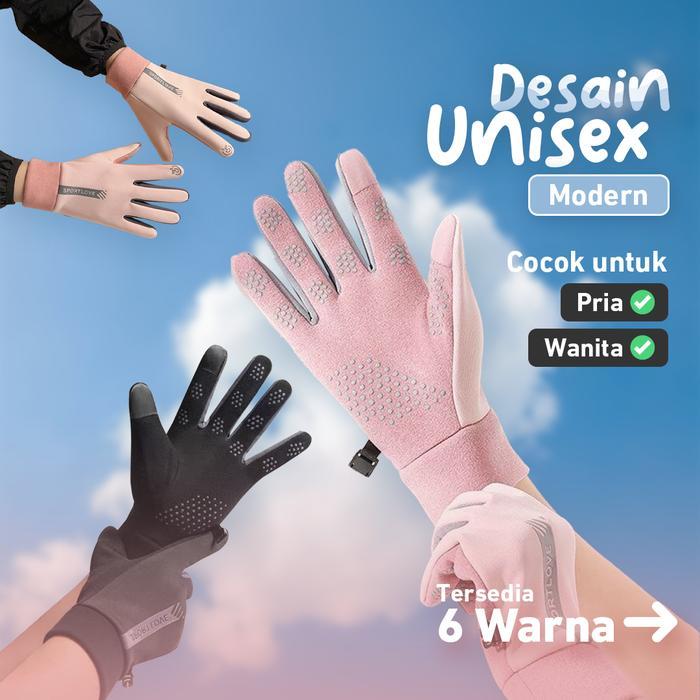 Sarung Tangan Motor Anti Air & Anti Slip / Sarung Tangan Hangat / Sarung Tangan Couple / Sarung