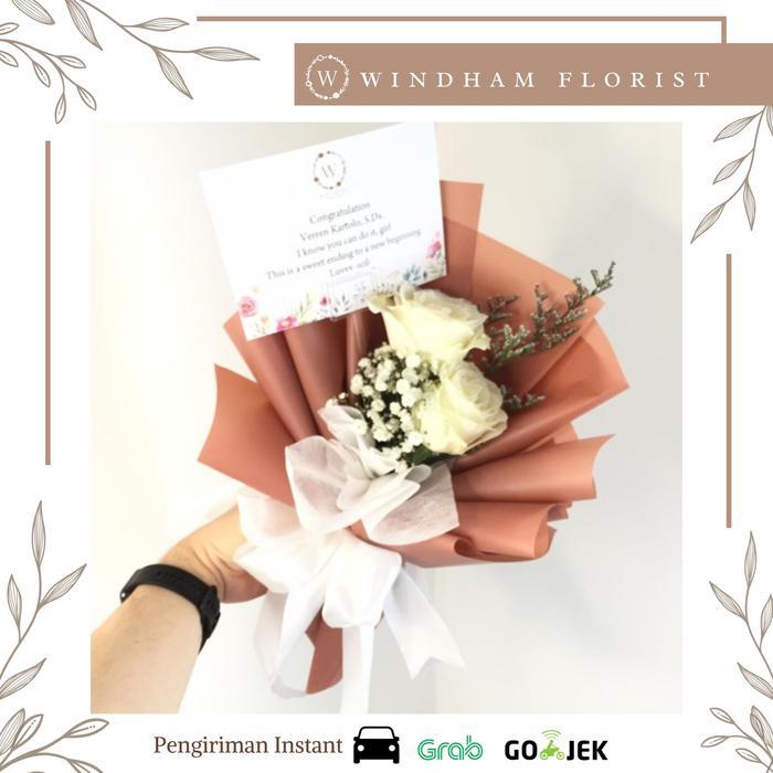 Buket Bunga Wisuda Windham Florist Hand Bouquet Florist Mawar