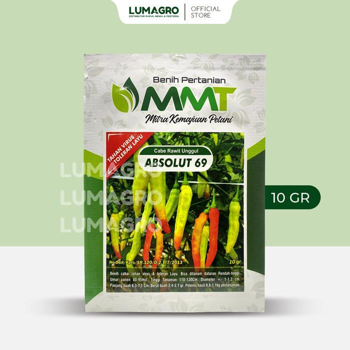 Benih Cabe Rawit Absolut 69 10gr Cabai Unggul Tahan Virus Gemini Absolut69 MMT