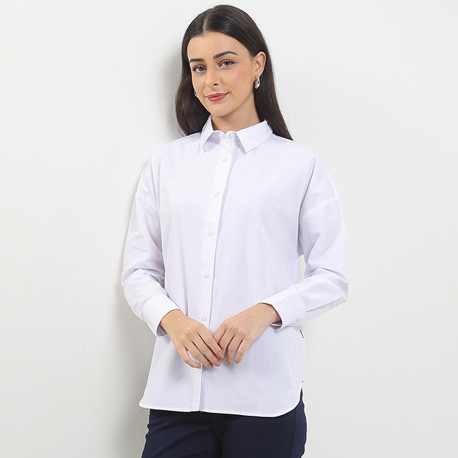 Hush Puppies Kemeja Wanita Leithia Sld White