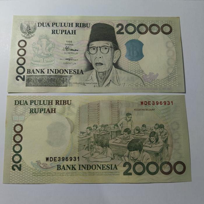 Flash Sale Uang Kuno 20000 Rupiah Tahun 1998 Original