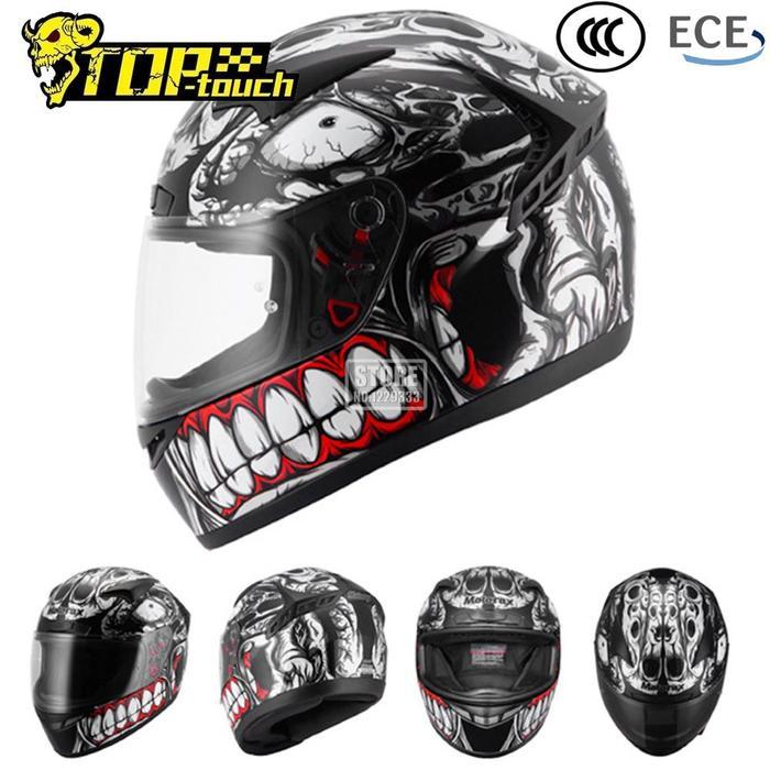 MOTORAX Helm Motocross Wajah Penuh Balap Lensa Ganda Balap Motor