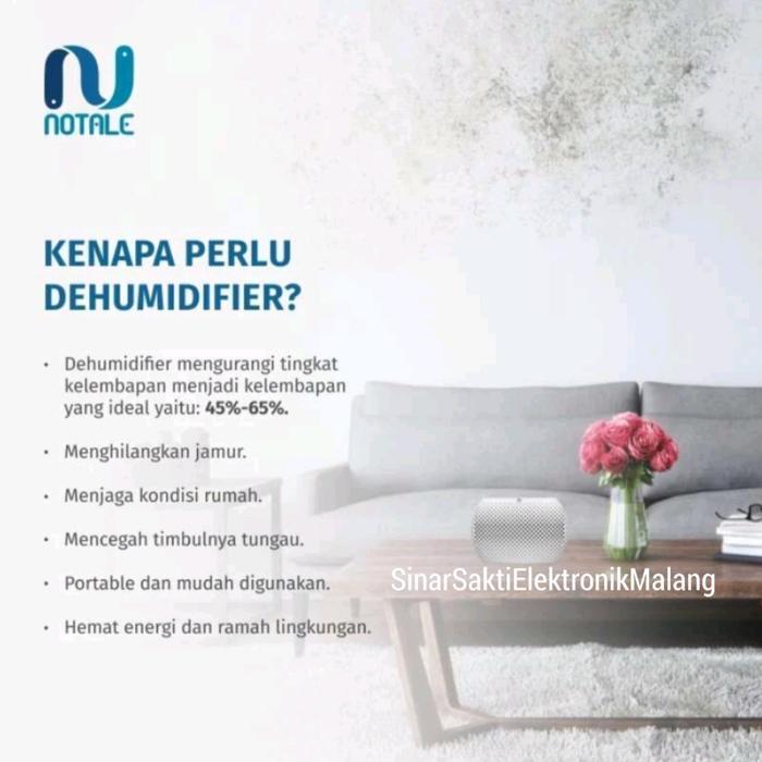 Notale Dehumidifer Mini Alat Penyerap Serap Kelembapan Udara Air Dryer