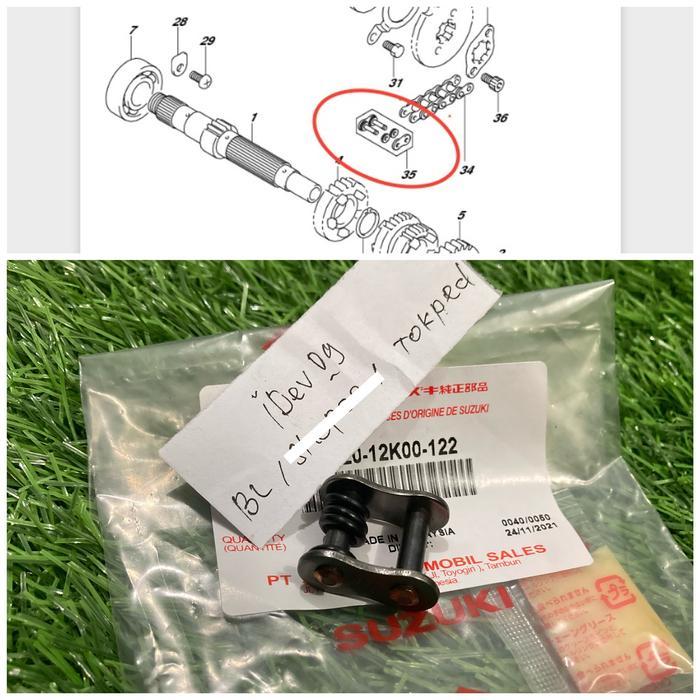 SAMBUNGAN RANTAI RANTE 428 SATRIA FU INJEKSI JOIN LINK CHAIN ORI SGP READY