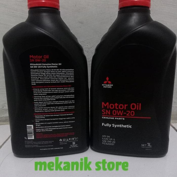 TERLARISS OLI MESIN 0W-20 MITSUBISHI/ OLI MITSUBISHI