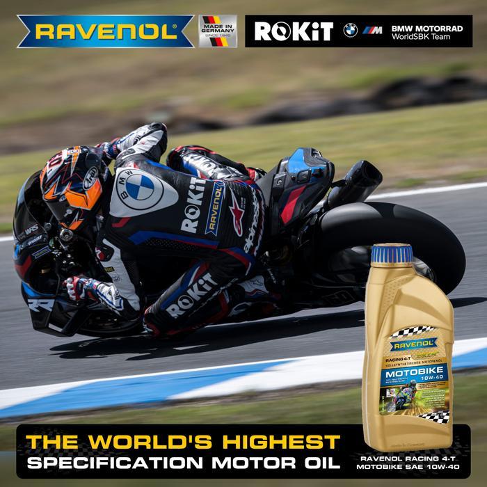 PROMO Oli Motor Ravenol Motobike Racing 4-T 10W-40 1L Made in Germany