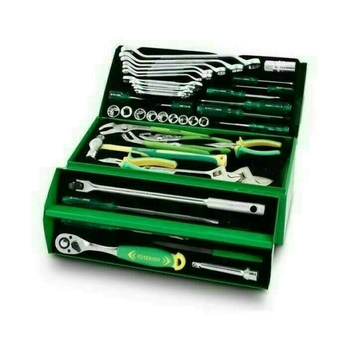 TEKIRO MEKANIK TOOLS SET / TOOLS KIT 45 PCS BOX BESI ORIGINAL TEKIRO