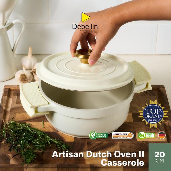 Debellin Artisan Dutch Oven Ii Die Cast Alumunium Panci Premium #Gratisongkir