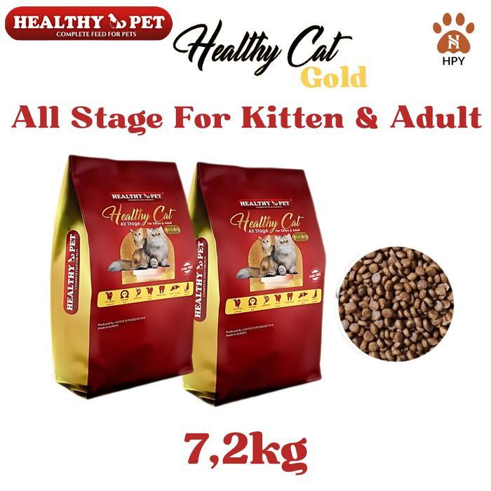 Healthy Pet Healthy Cat Gold All Stage 7,2kg Healthy Pet Healthy Gold Makanan Kucing Untuk Semua