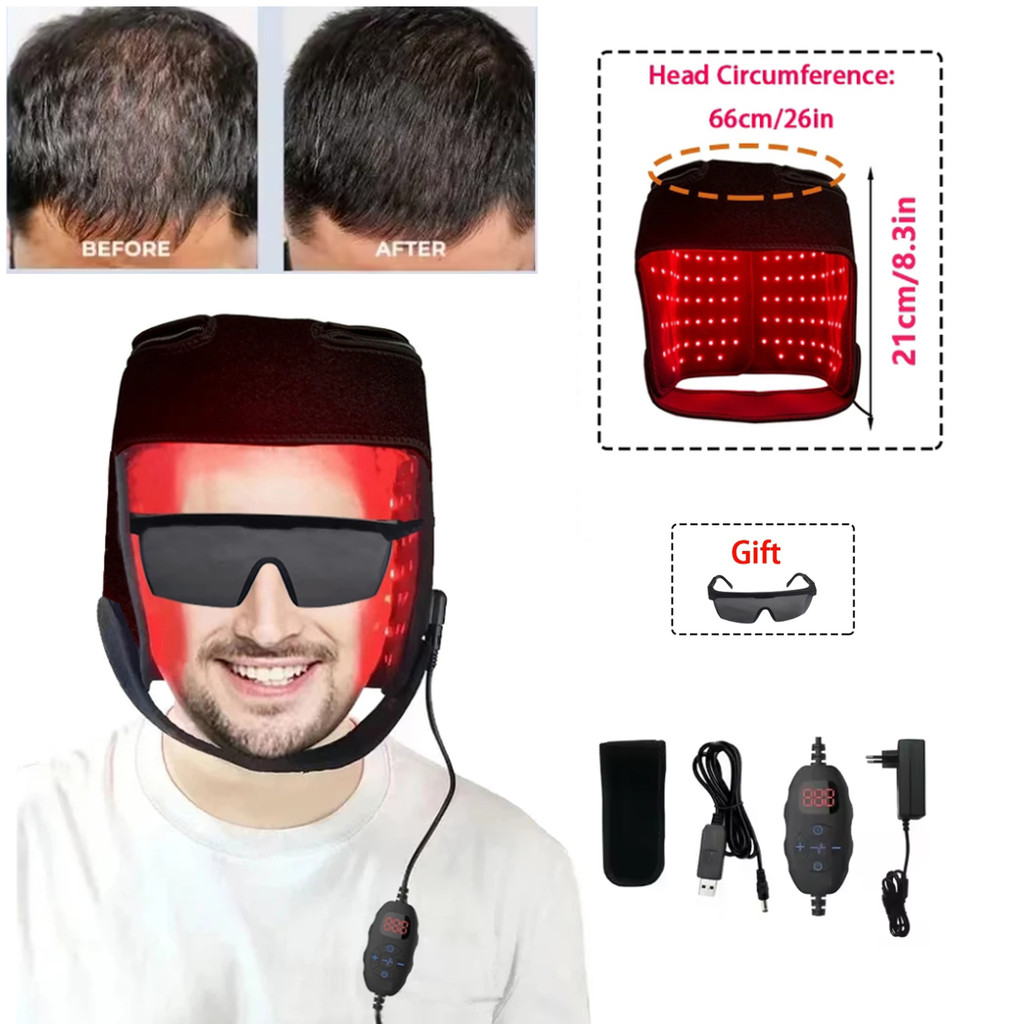 LED Red Light Therapy Hat For Hair Growth
