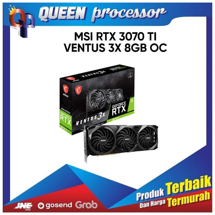 VGA MSI GEFORCE RTX 3070 TI VENTUS 3X 8G OC GDDR6X 256-BIT 3070TI