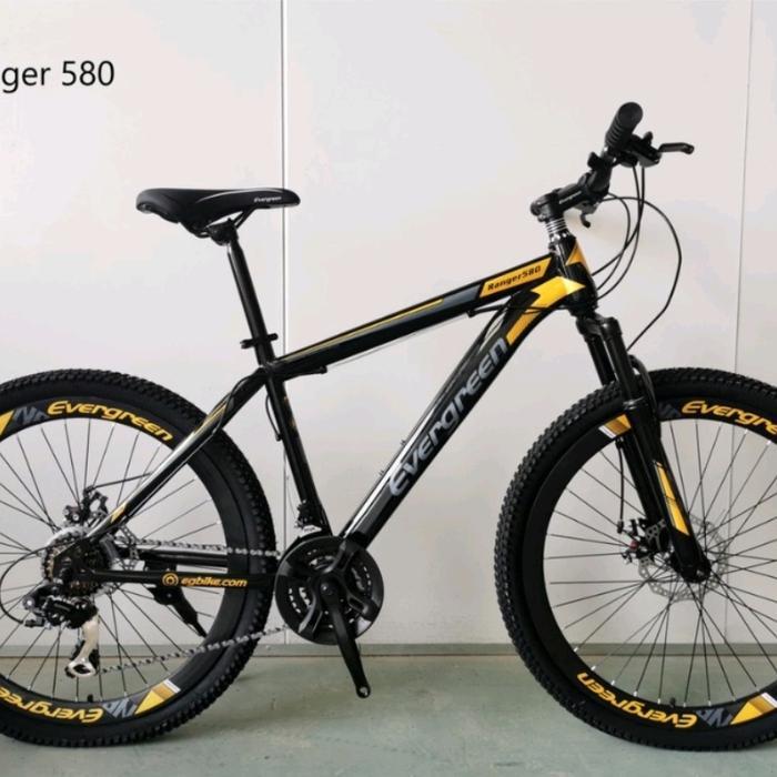 Sepeda MTB 26 inch EVERGREEN RANGER 580 sepeda mtb murah - Orange