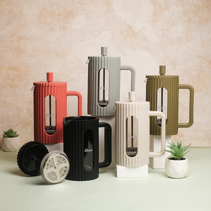 READY Kaia French Press Coffee Maker 600ml - Otten Coffee Tea Plunger Glass / Alat Seduh Kopi Kopi
