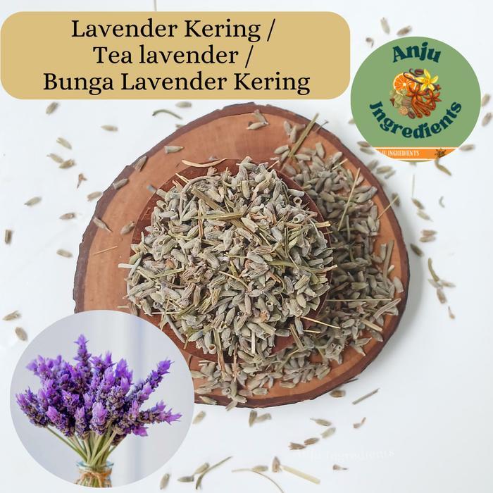 Lavender kering 1kg / Tea lavender / Bunga Lavender Kering ready
