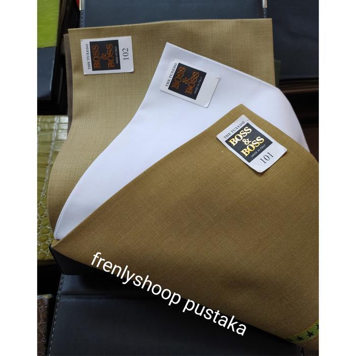 Kain semi wool Bos&Bos import / bahan kain celana jas semi wool