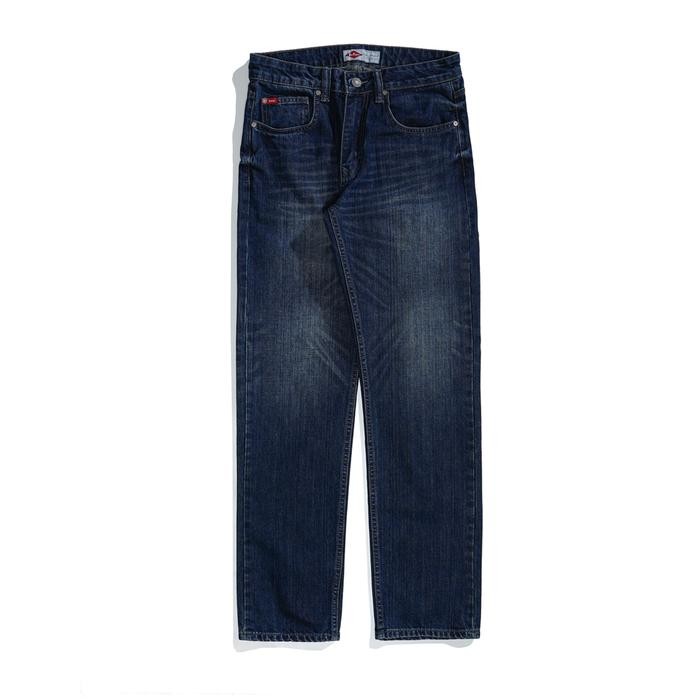 m0np Lee Cooper Straight Fit Jeans Harry Worn Dark Blue Wallace
